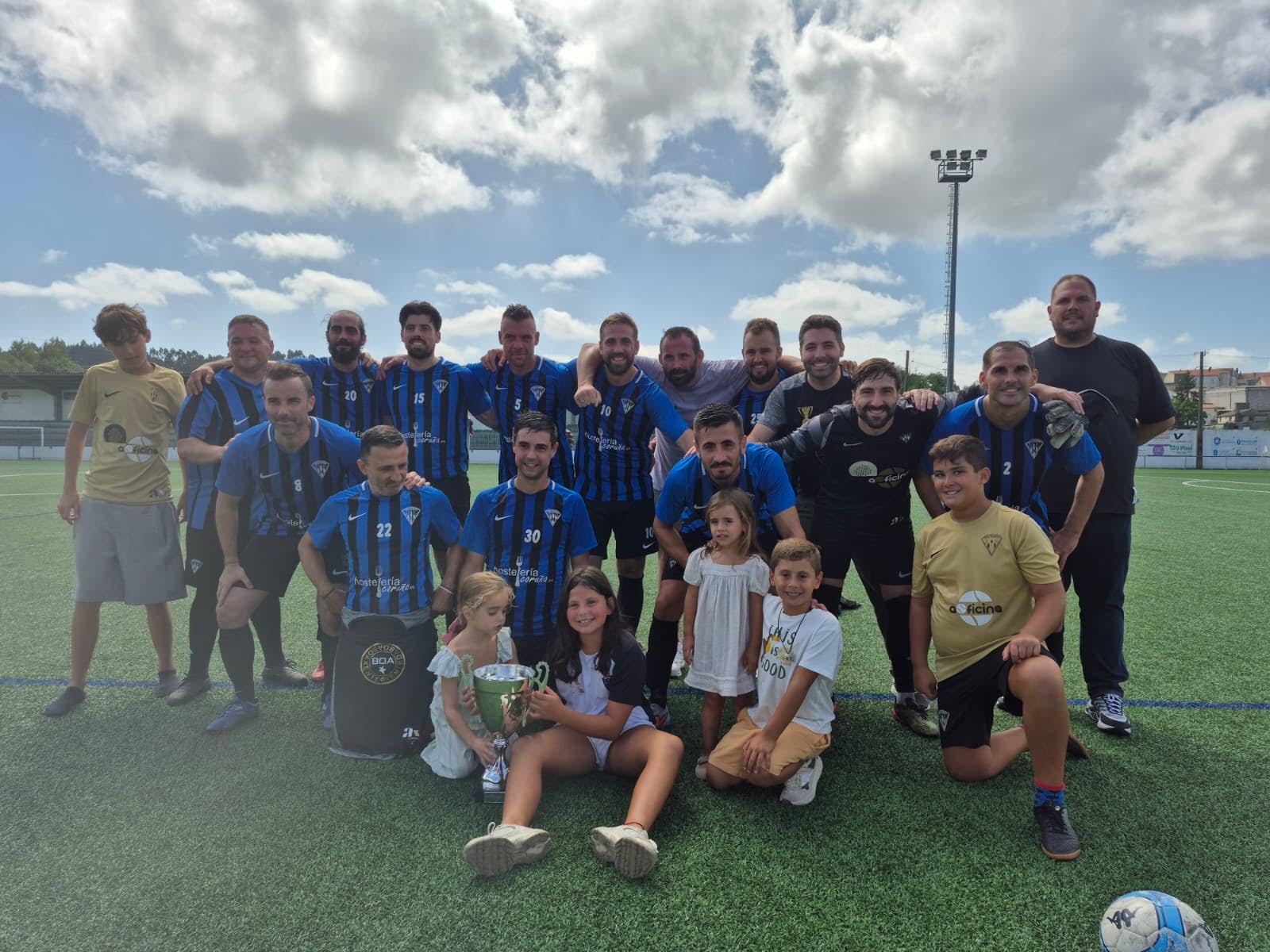 San Ramón veteranos, campión da 39° edición do Torneo 'Concello da Laracha' de peñas de fútbol
